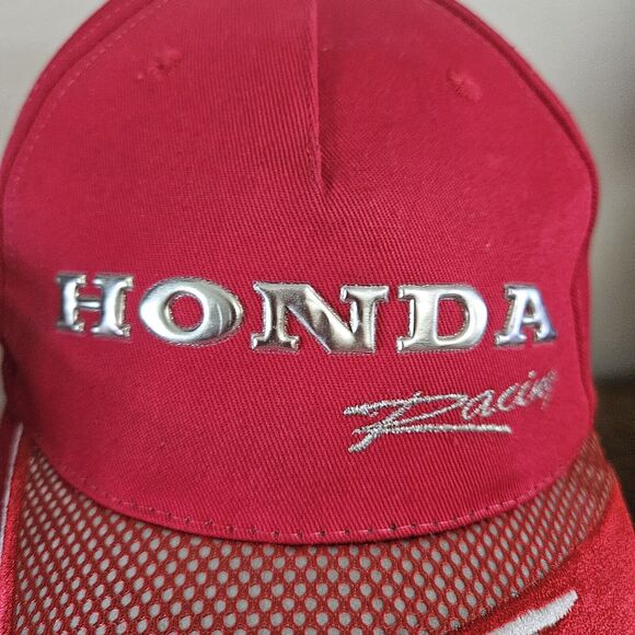 Honda Racing Cap One Size Fits Most Adult Euc Red Baseball Cap Nascar - Picture 4 of 8